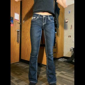 Low Waisted Boot Cut Jeans
